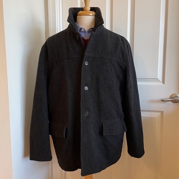 J. Crew University Jacket - 100% Wool Stadium Cloth Pea Coat - Picture 7 of 12